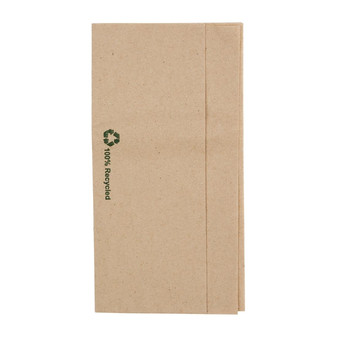 Fiesta Recycled Kraft Napkins Dispenser Fold 320x300mm (Pack of 6000) - Image 3