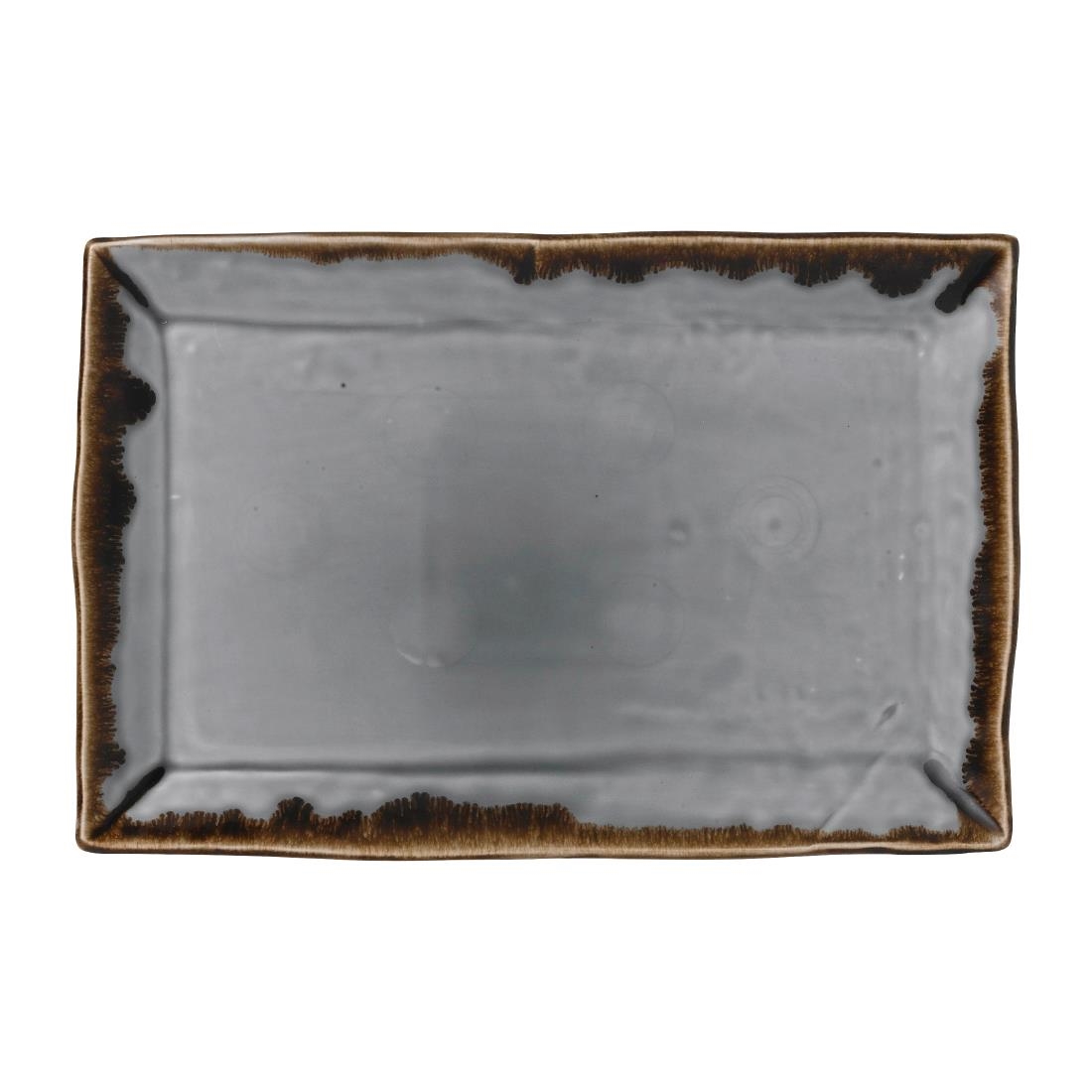 Dudson Harvest Grey Rectangle Tray 283 x 187mm (Pack of 6)