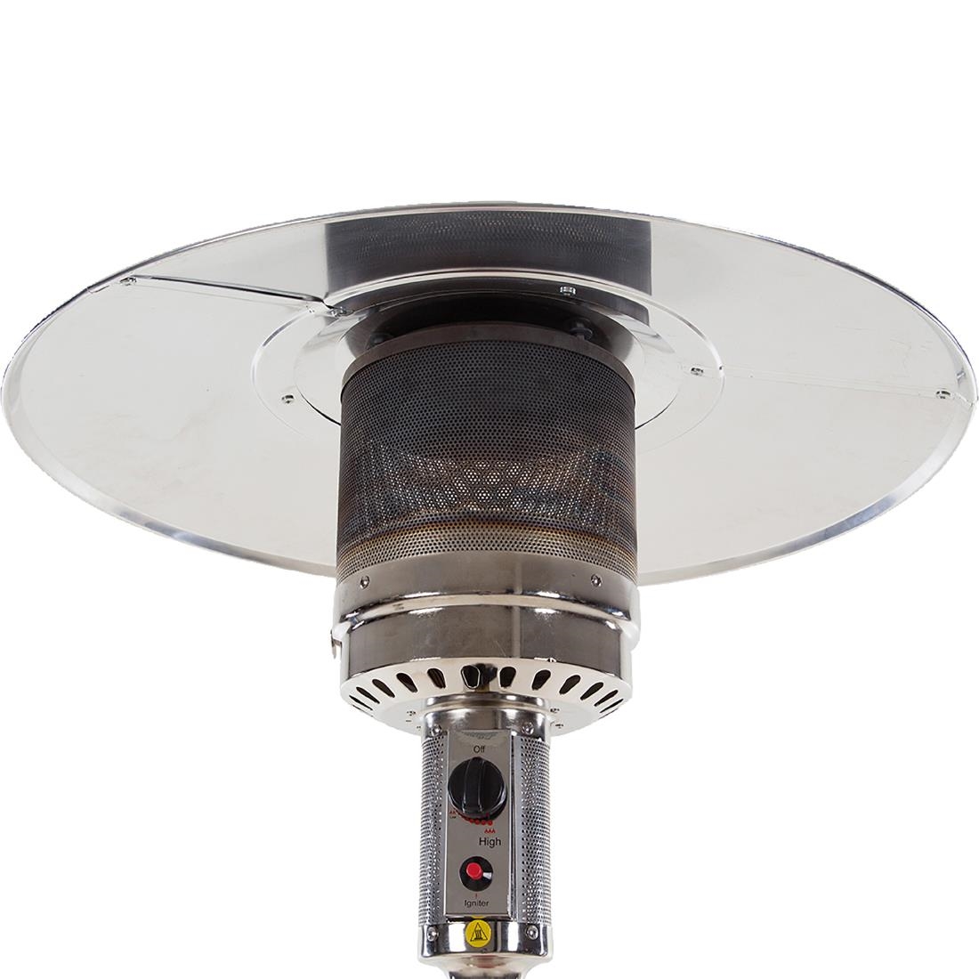 Mushroom Outdoor Gas Heater Grey - Image 2