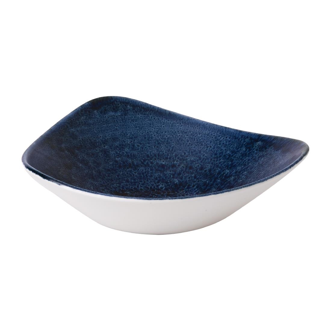 Stonecast Plume Ultramarine Triangle Bowl 21oz (Pack of 12) - Image 2