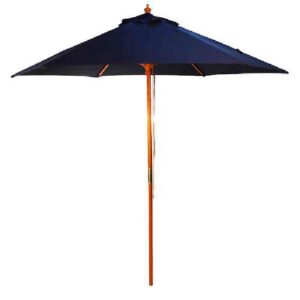 Bolero Cheltenham Round Parasol 2.5m Diameter Blue
