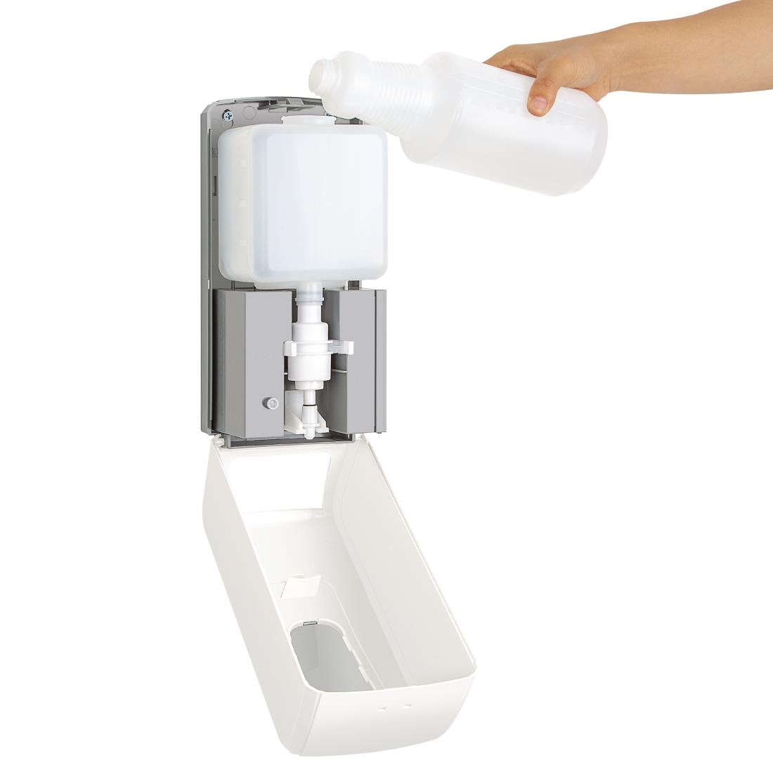Jantex Automatic Spray Hand Soap and Sanitiser Dispenser 1Ltr - Image 5