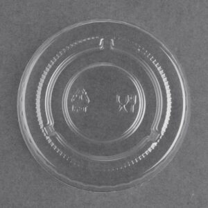 Fiesta PET Bagasse Cup Lids Clear (Pack of 1000)