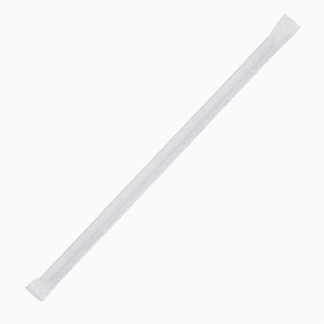 Fiesta Green Individually Wrapped Compostable Paper Straws Black (Pack of 250) - Image 3