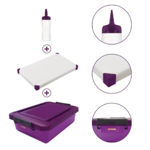 Araven Anti-Allergic Food Prep Kit Purple