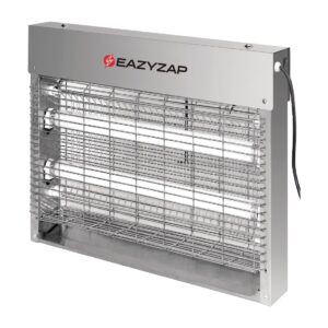 Eazyzap Brushed Stainless Steel LED Fly Killer 8W