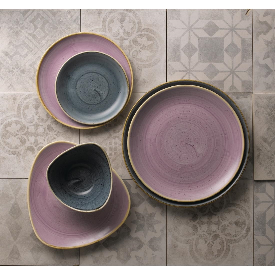 Churchill Stonecast Lavender Lotus Plate 228mm (Pack of 12)