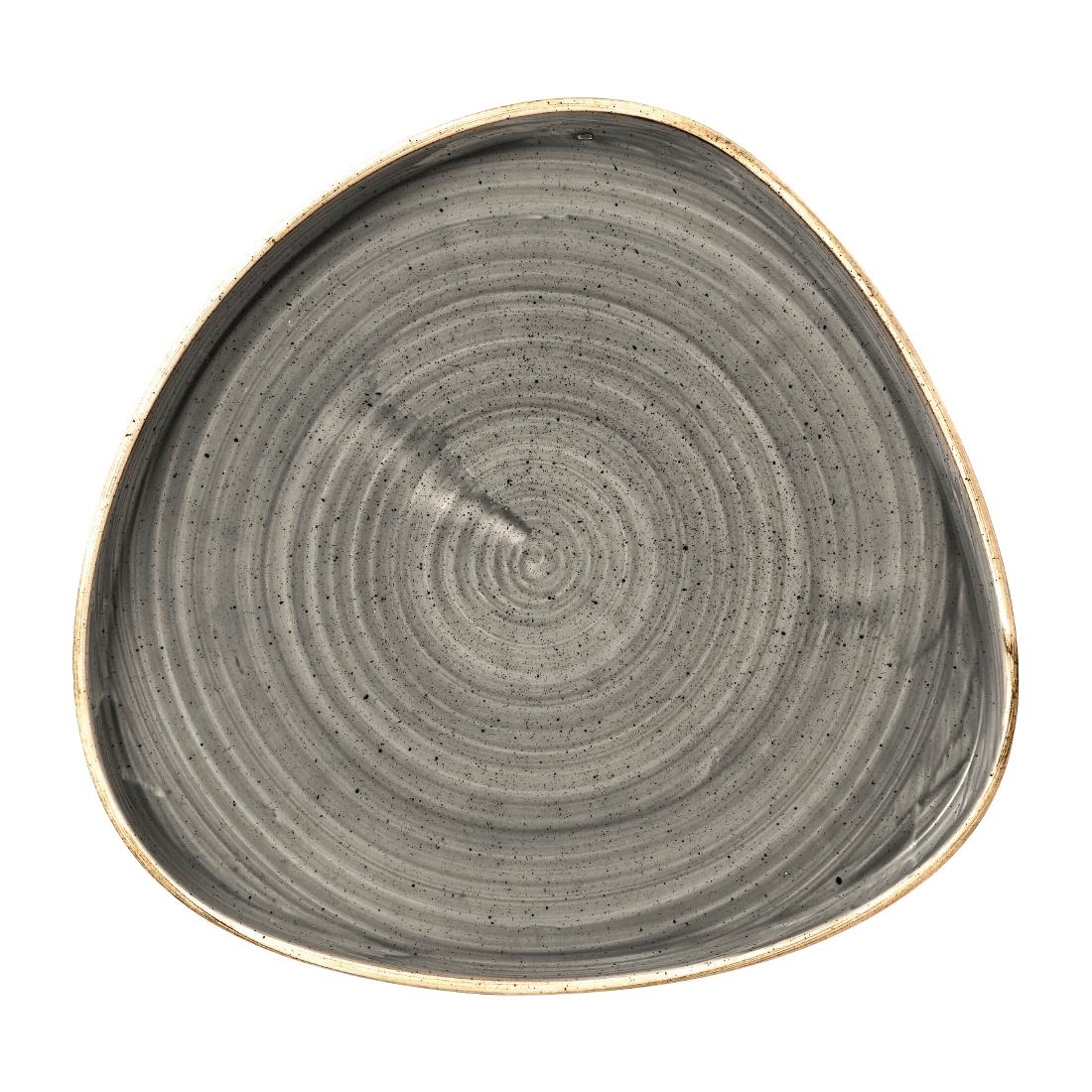 Churchill Stonecast Grey Triangle Walled Chefs Plate 260mm (Pack of 6) - Image 9
