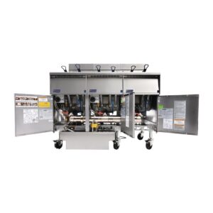 Pitco Triple Tank Natural Gas Solstice Fryer with Filter Drawer G14S/FD-FFF