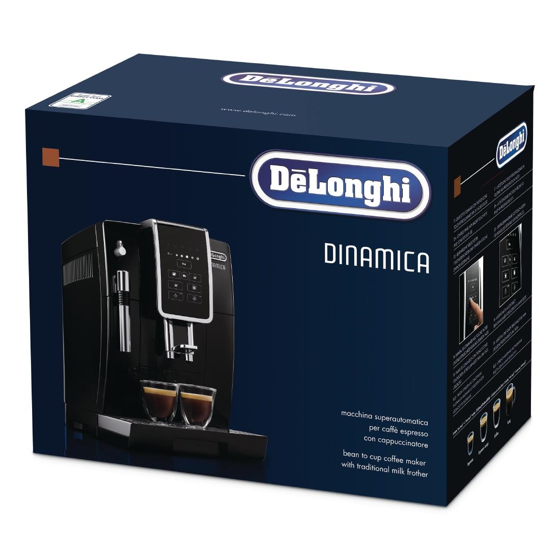DeLonghi Dinamica Bean to Cup Coffee Machine ECAM35015B urneeds.co.uk