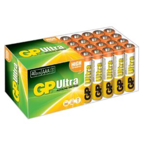 GP Ultra Battery Alkaline AA (Pack of 40)