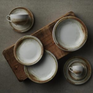 Dudson Makers Finca Sandstone Cappuccino Saucer 159mm (Pack of 12)
