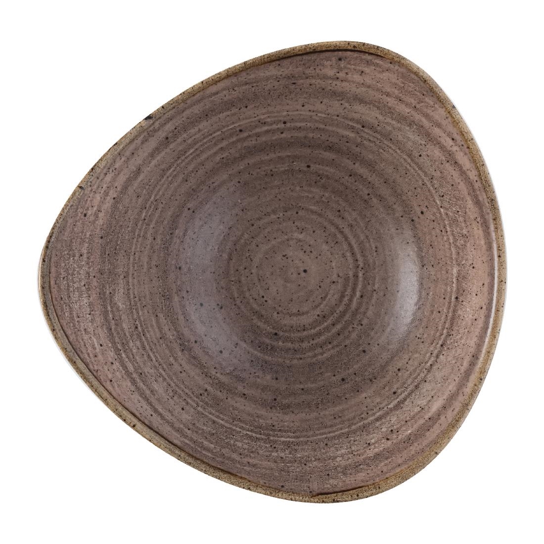 Churchill Stonecast Raw Lotus Plate Brown 229mm (Pack of 12) - Image 2