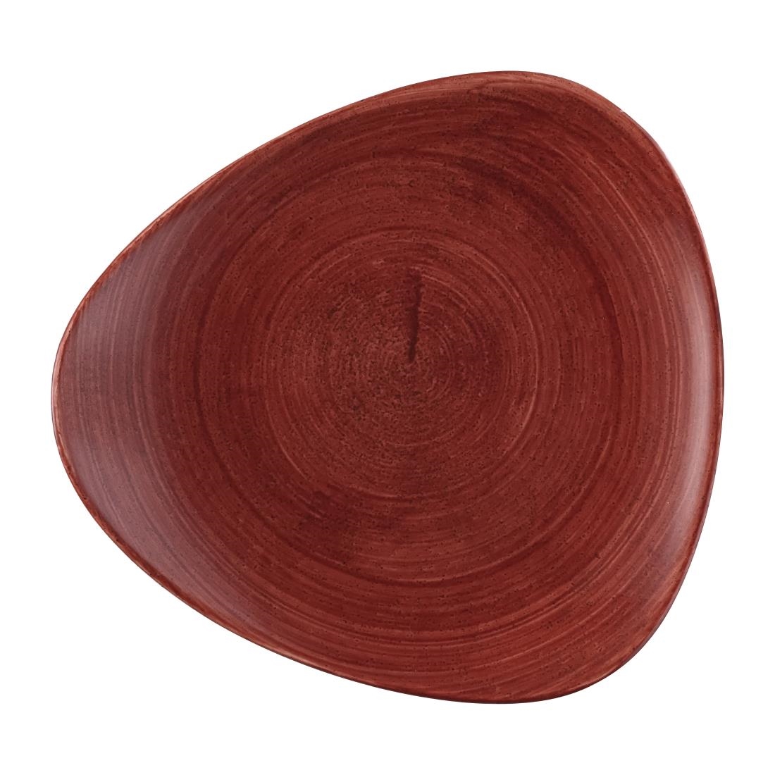 Churchill Stonecast Patina Lotus Plate Red Rust 229mm (Pack of 12) - Image 3