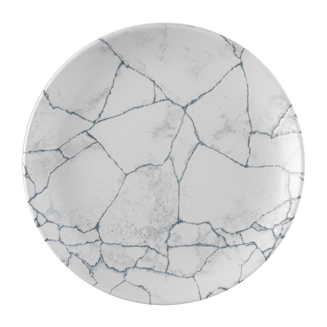Churchill Studio Prints Kintsugi Pearl Evolve Coupe Plate Grey 260mm (Pack of 12) - Image 4