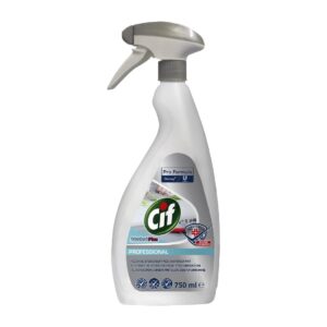 Cif Pro Formula Alcohol Plus Surface Disinfectant Ready To Use 750ml (6 Pack)