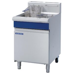 Blue Seal Single Tank Twin Basket Free Standing Natural Gas Fryer GT60
