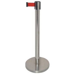 Bolero Polished Red Strap Barrier 2m
