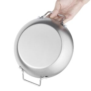 Vogue Carbon Steel Paella Pan 200mm