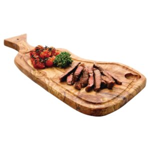 Large Olive Wood Board with Handle