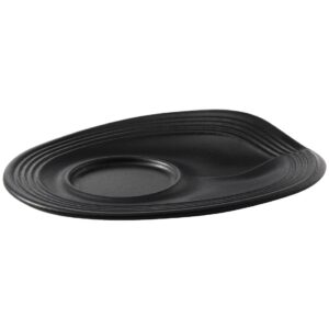 Revol Froisses Espresso Saucers Black 130mm (Pack of 6)