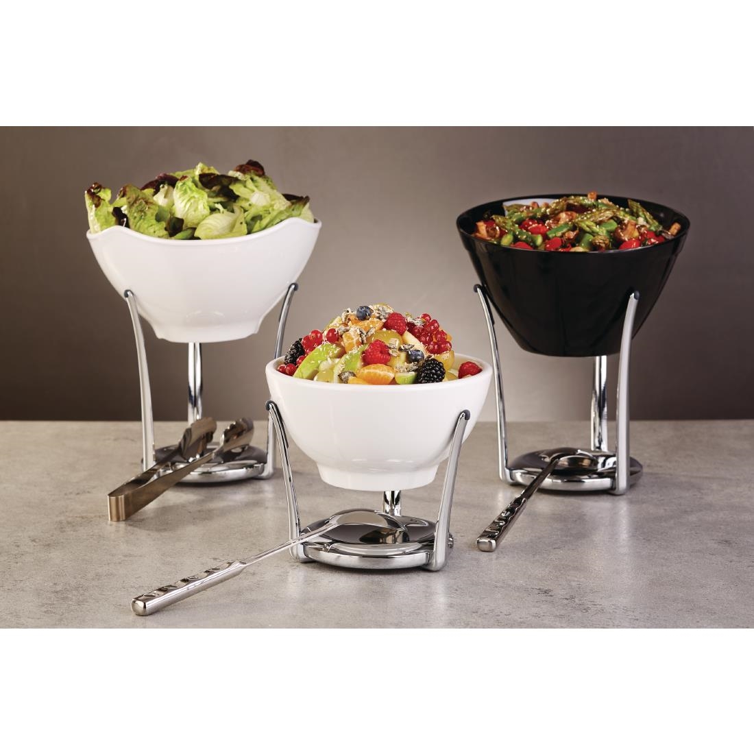 APS Chrome Buffet Stand 140mm High - Image 3