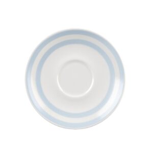 Churchill Vintage Cafe Blue Stripes Saucers 156mm (Pack of 12)