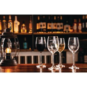Olympia Modale Crystal Wine Glasses 320ml (Pack of 6)