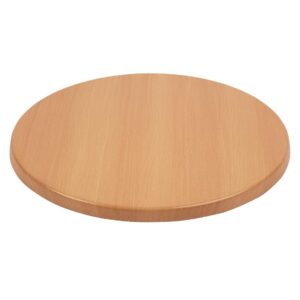 Bolero Pre-drilled Round Table Top Beech 600mm