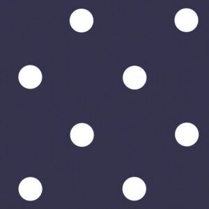 PVC Polka Dot Tablecloth Blue 54 x 90in