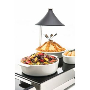 Revol Revolution Round Cocotte Glass Lid White Body