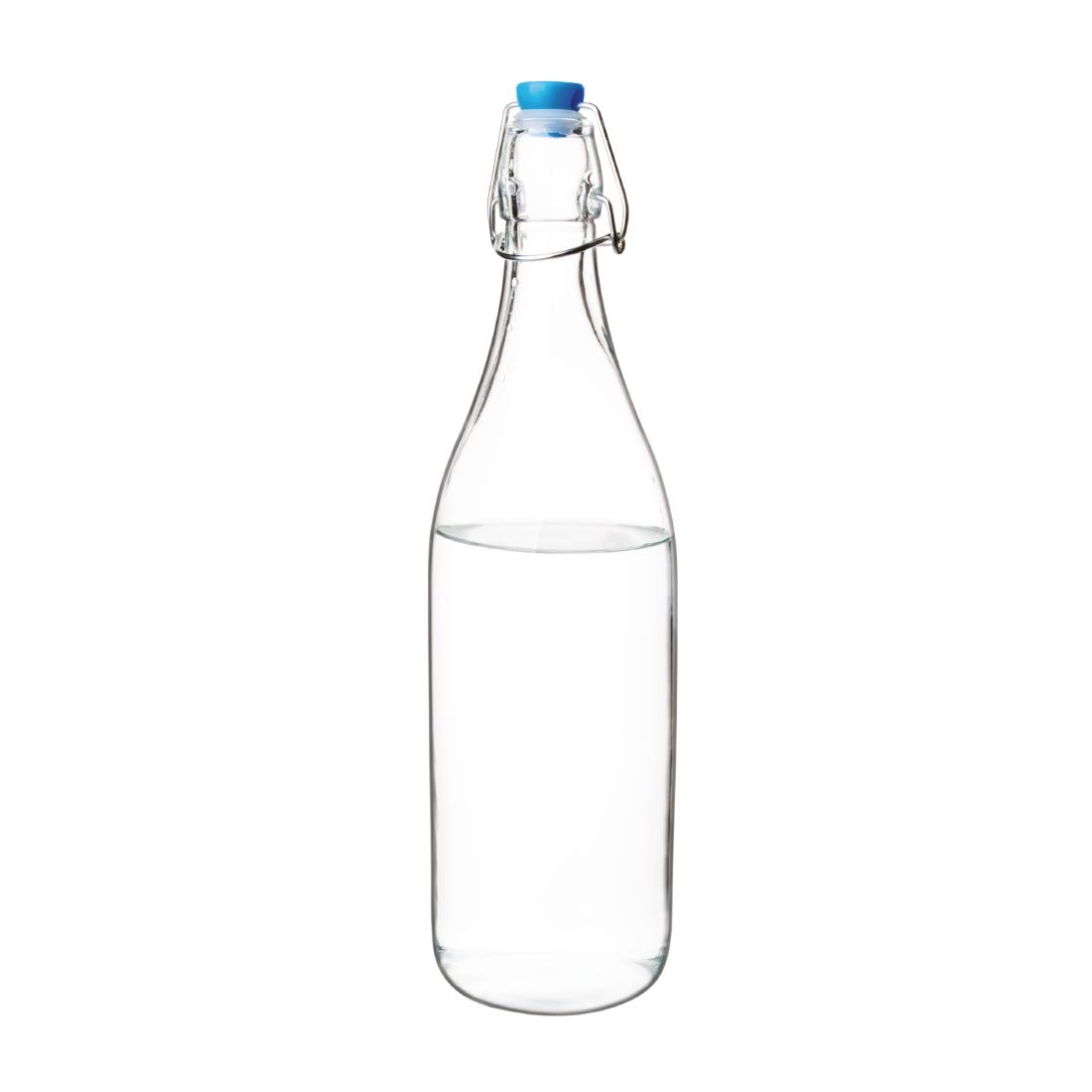 Olympia Glass Water Bottles 1Ltr (Pack of 6) - Image 3