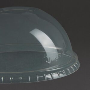 Vegware Compostable Cold Cup Domed Lids 340ml / 12oz and 455ml / 16oz (Pack of 1000)
