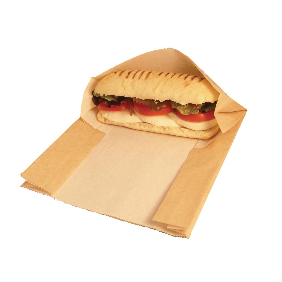 Vegware Compostable Kraft Panini Bags (Pack of 500) - Image 3