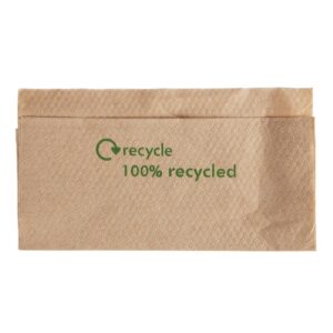 Compostable Kraft Lunch Napkins 320 x 300mm (Pack of 6000)