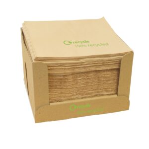 Compostable Kraft Lunch Napkins 330mm (Pack of 2000)