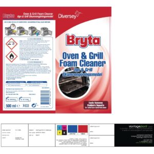Bryta Foam Grill and Oven Cleaner Ready To Use 500ml