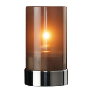Metro Lamp Metallic Grey (Pack of 6)