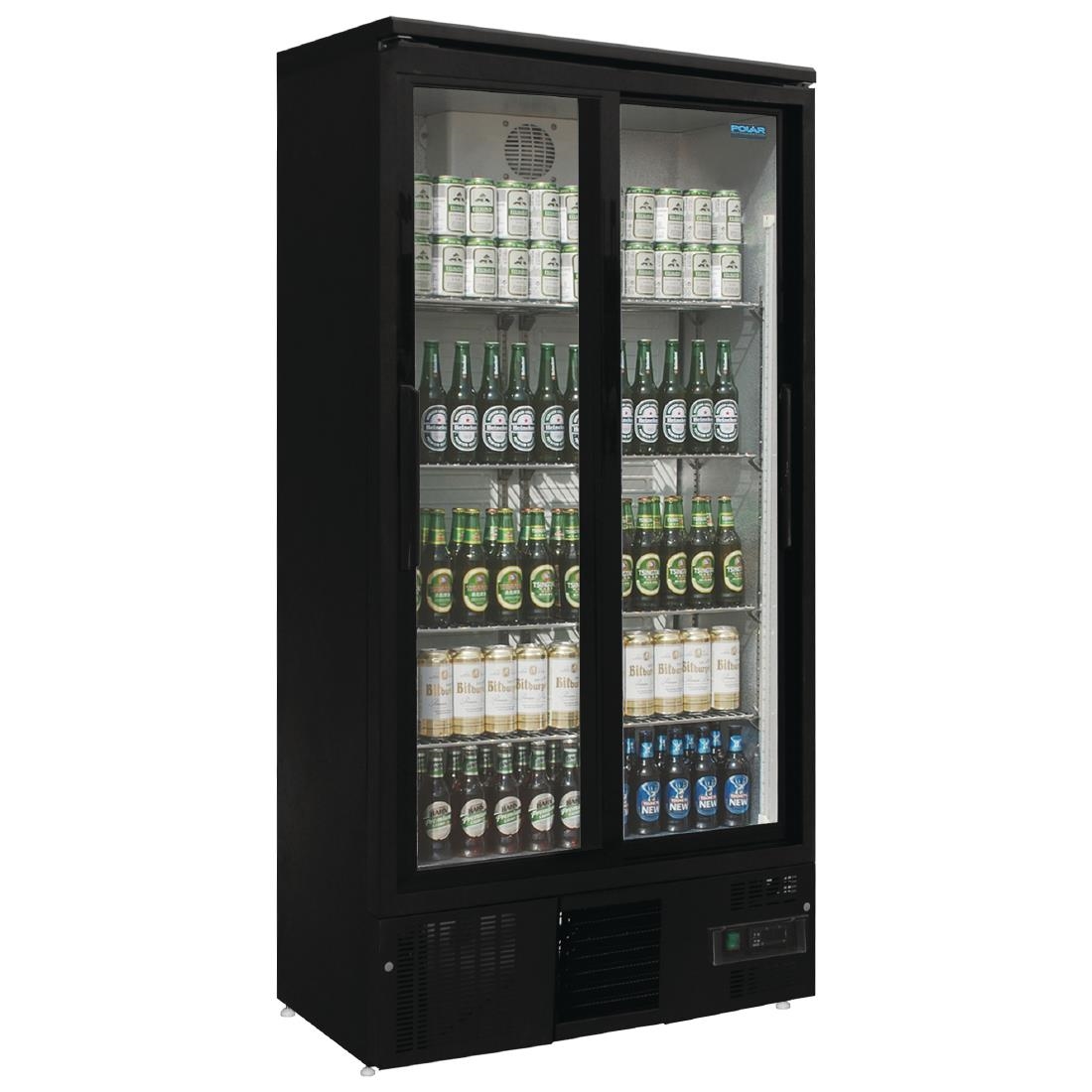 Polar G-Series Upright Back Bar Cooler with Sliding Doors 490Ltr - Image 14