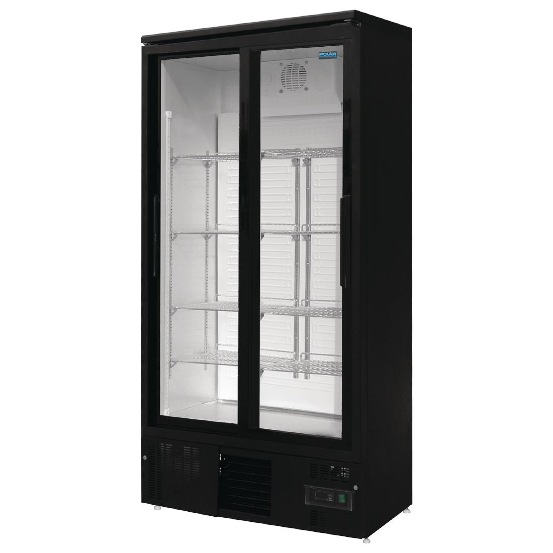 Polar G-Series Upright Back Bar Cooler with Sliding Doors 490Ltr - Image 4