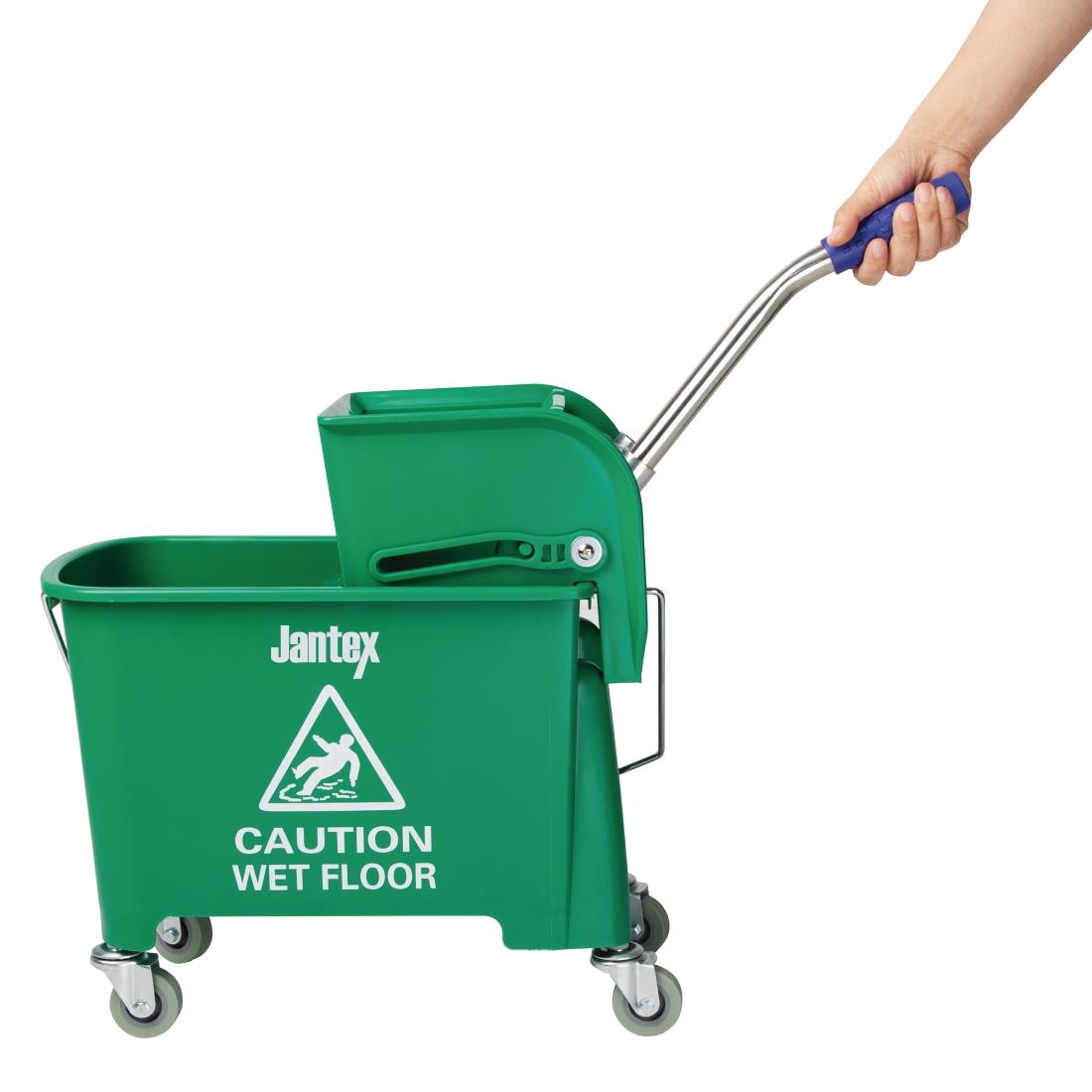 Jantex Kentucky Mop Bucket and Wringer 20Ltr Green - Image 3
