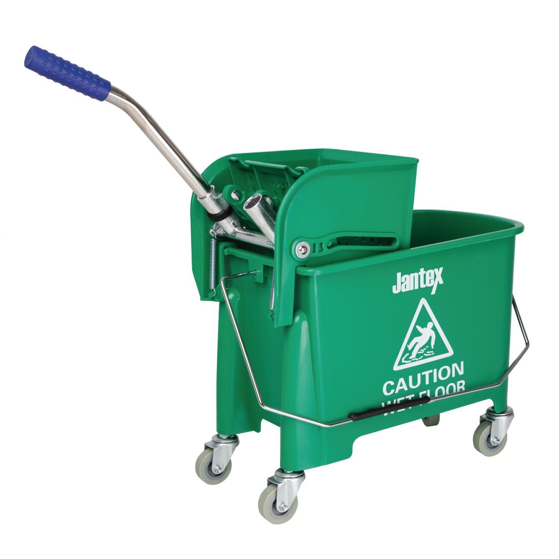 Jantex Kentucky Mop Bucket and Wringer 20Ltr Green - Image 4