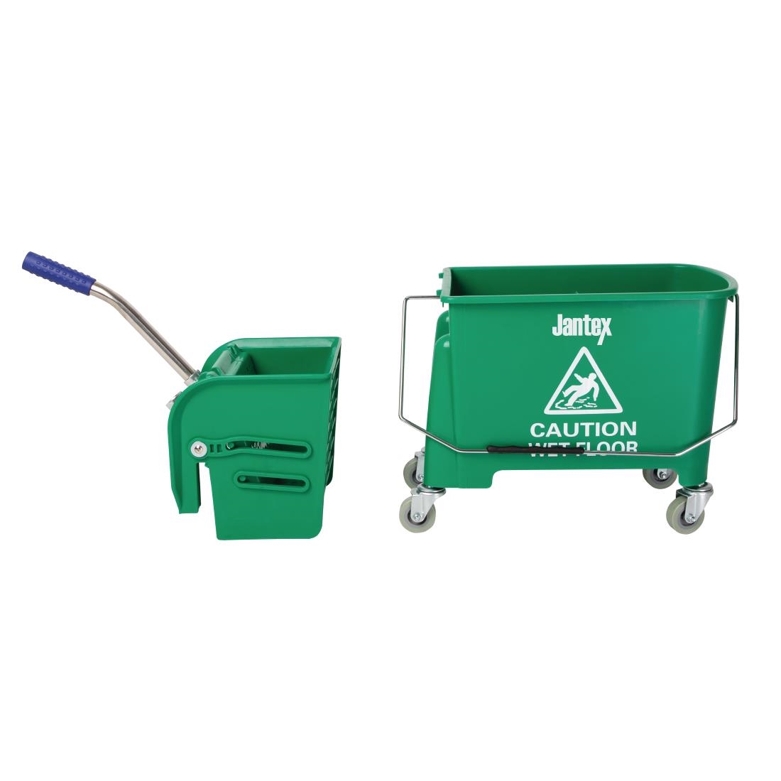 Jantex Kentucky Mop Bucket and Wringer 20Ltr Green - Image 5