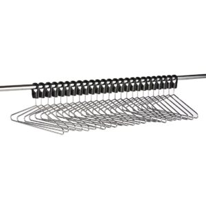 Heavy Duty Z Garment Rail With 25 Anti Theft Hangers