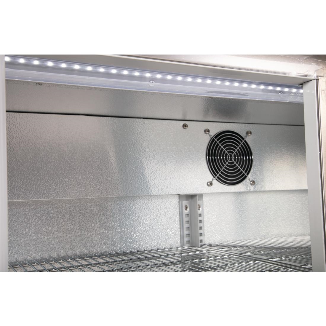Polar G-Series Back Bar Cooler with Hinged Doors Stainless Steel 330Ltr - Image 3