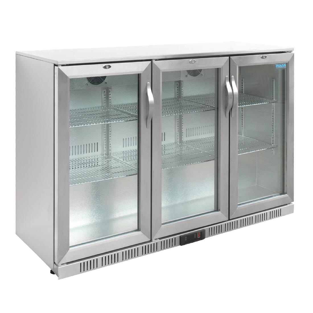 Polar G-Series Back Bar Cooler with Hinged Doors Stainless Steel 330Ltr - Image 8