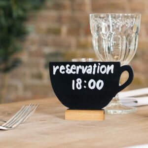 Securit Mini Cup Shaped Blackboards (Pack of 3)