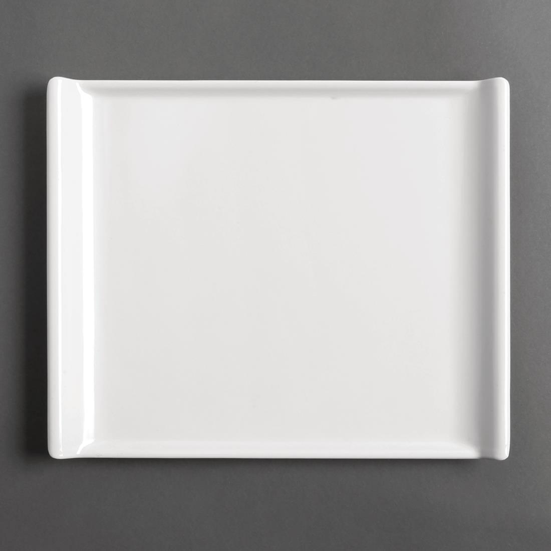 Olympia Kristallon Melamine Platter White 530 x 330mm - Image 4