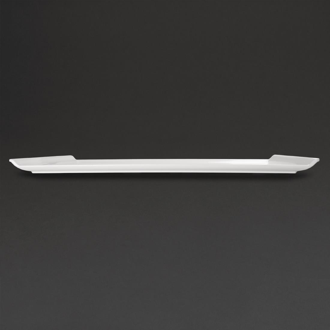 Olympia Kristallon Melamine Platter White 530 x 330mm - Image 2