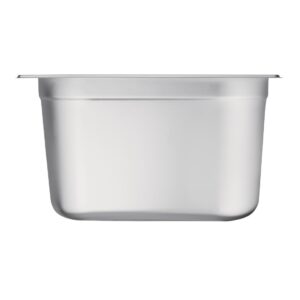 Vogue Stainless Steel Gastronorm 2/3 Pan 200mm